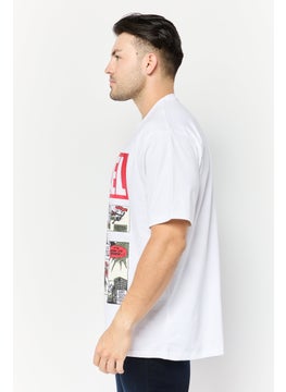 MARVEL Men Crew Neck Short  Sleeves Graphic Print T-Shirt, White  - Image 2