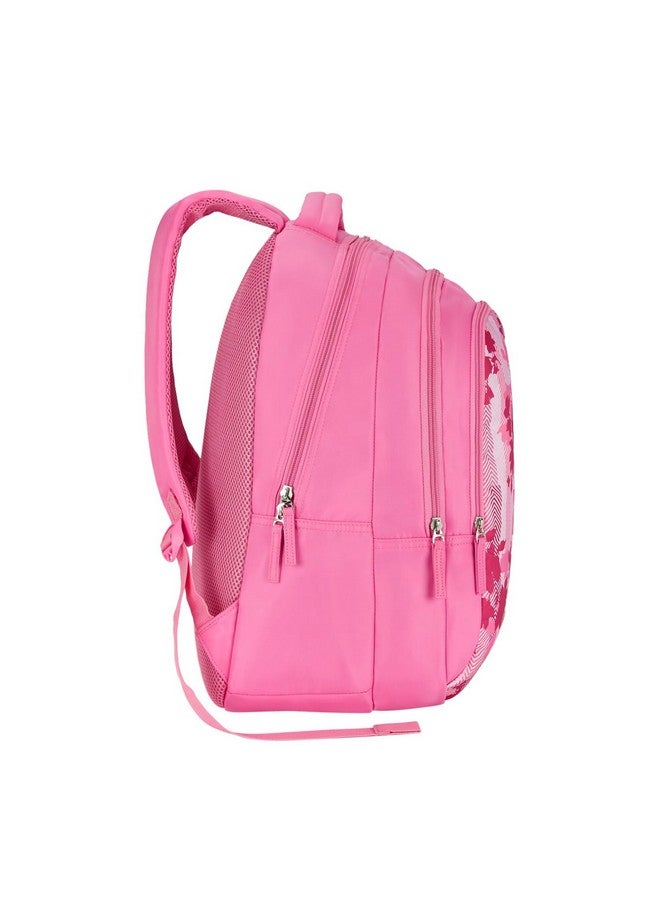 Genie Genie Quinn Laptop Backpack for Women, 3 Compartments, Stylish and Trendy College Bags for Girls, Water Resistant and Lightweight Bags for Office and Travelling Purpose, 36 litres, Pink  - Image 5