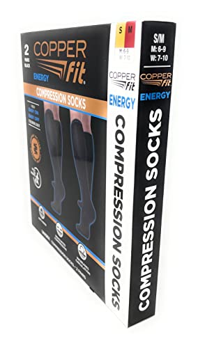 Copper Fit Unisex Compression Sock, Choose Size and Pairs (2, Small / Medium) - Image 5