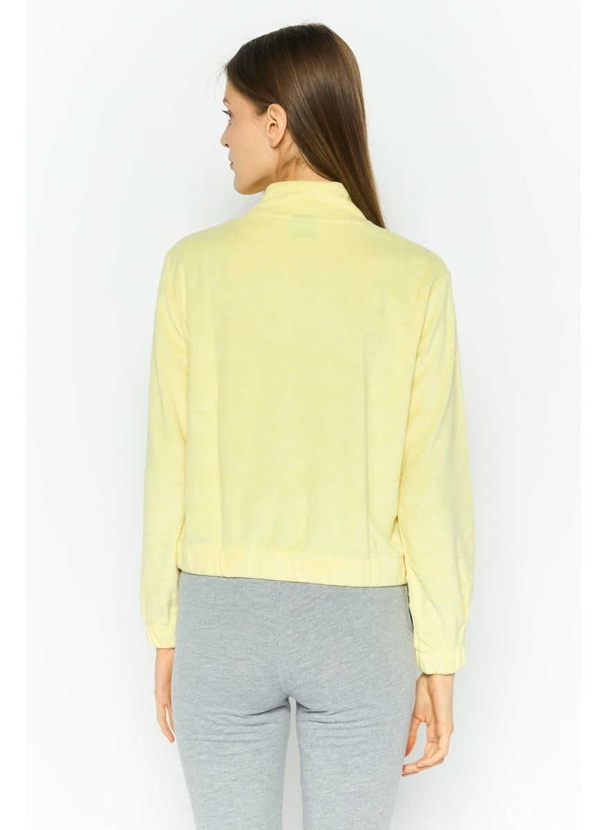 Hurley - Women Sportswear Fit Long Sleeves Outdoor Sweatshirt, Yellow - Image 1