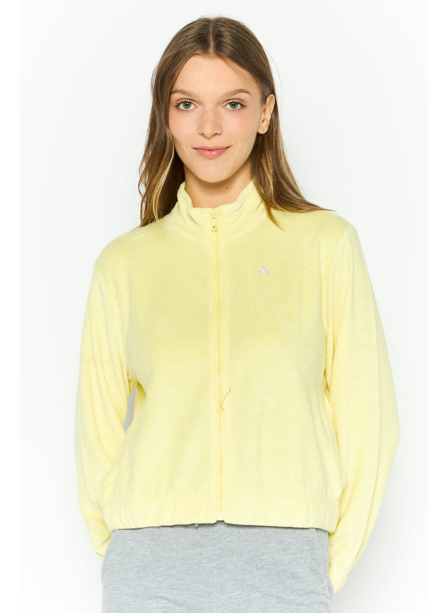 Hurley - Women Sportswear Fit Long Sleeves Outdoor Sweatshirt, Yellow - Image 1