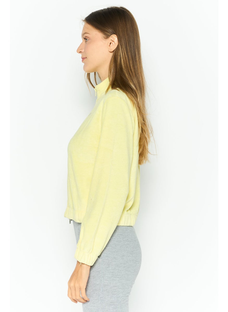 Hurley - Women Sportswear Fit Long Sleeves Outdoor Sweatshirt, Yellow - Image 1