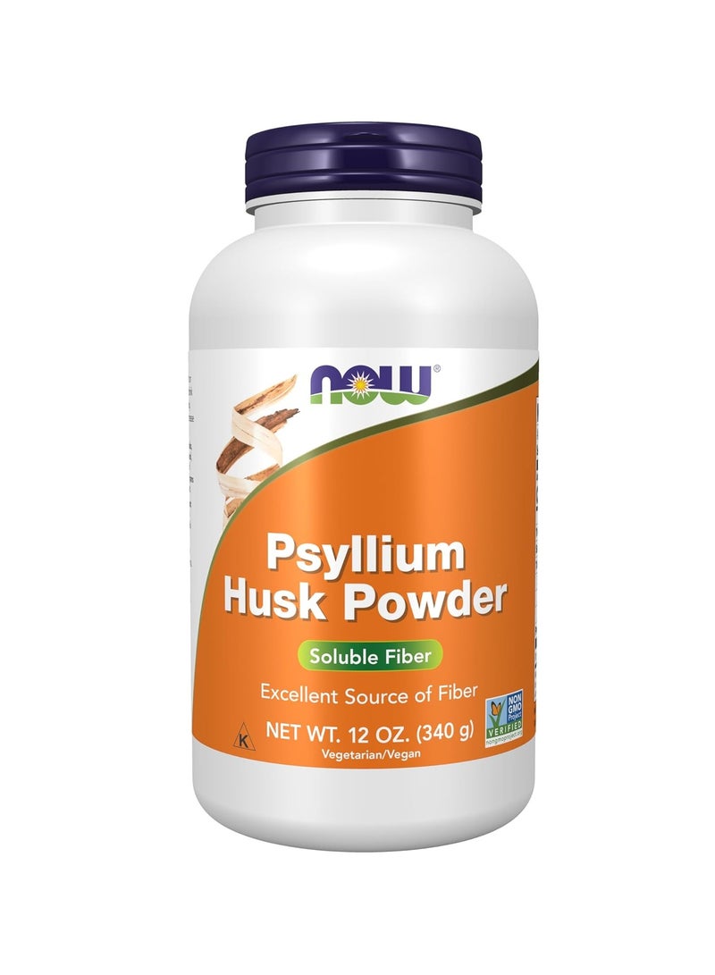 Now Psyllium Husk Powder Whole, 340 gm - Image 1