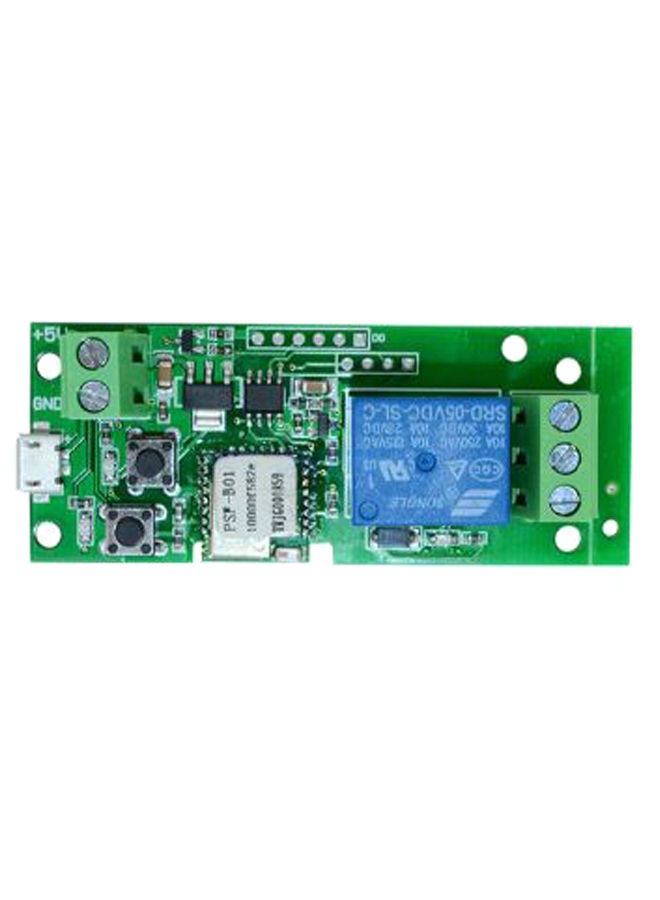 NIBEMINENT Wireless Smart Wall Mounted Home Automation Module Switch Green/Blue/Black