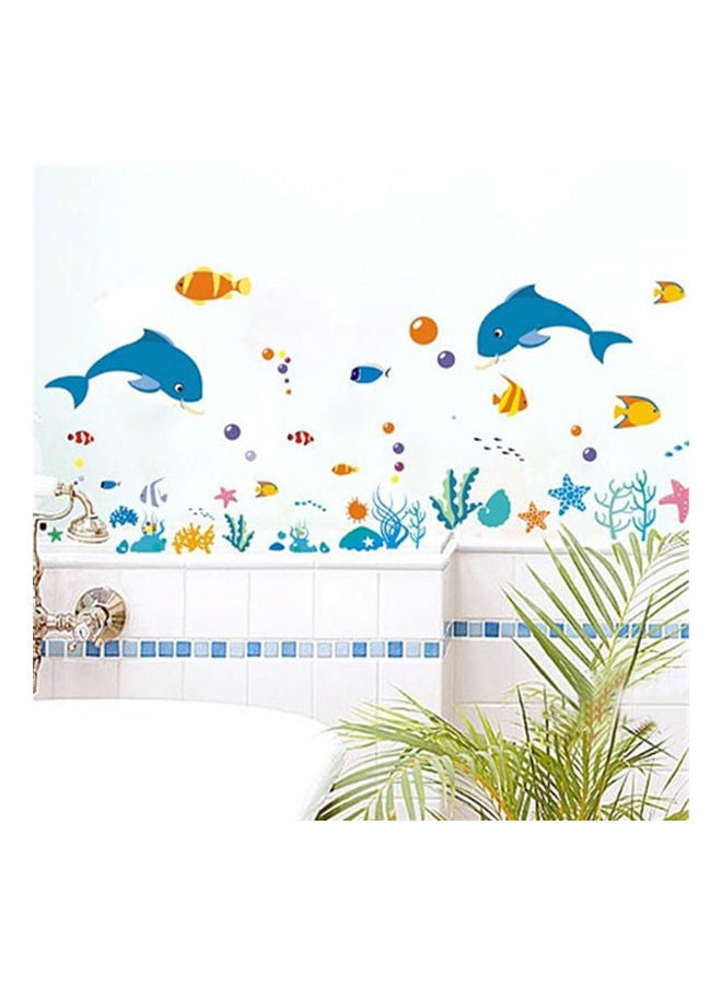 NIBEMINENT 3D Self-Adhesive PVC Wall Paper Sticker Multicolour 90 x 60cm