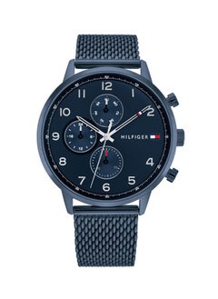 TOMMY HILFIGER Men's Buckle Analog Round Stainless Steel Wrist Watch 1791990 - 44Mm  - Image 1
