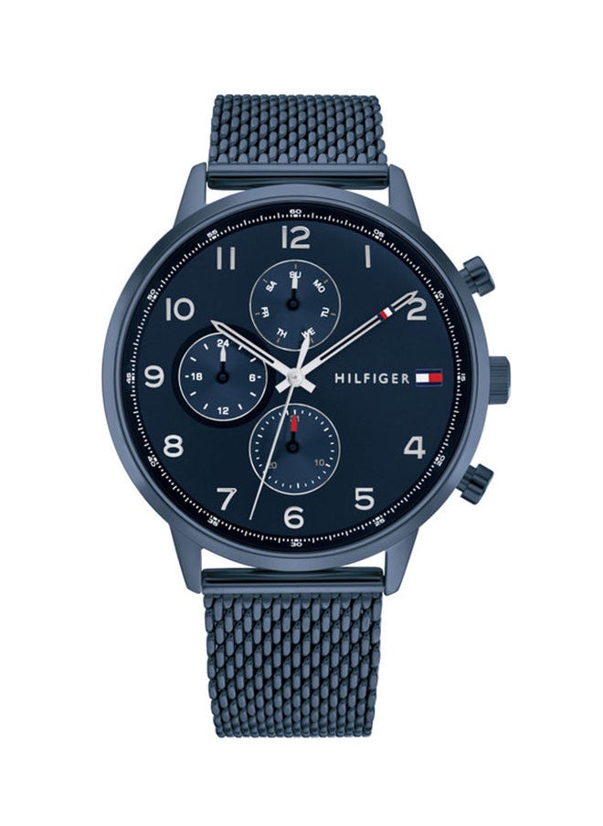 TOMMY HILFIGER Men's Buckle Analog Round Stainless Steel Wrist Watch 1791990 - 44Mm  - Image 1