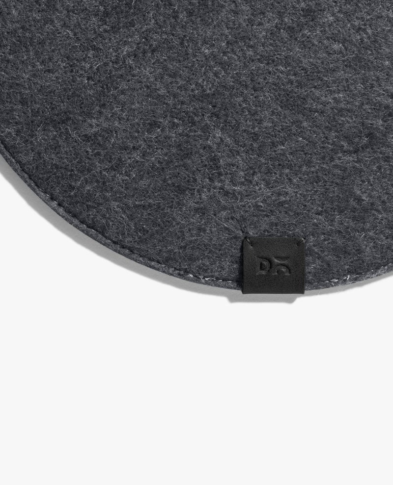 DailyObjects Orb Mouse Pad | Extended for Laptop, for PC, and Wireless Mouse | Large Vegan Leather Finish for Home, Office, Gaming (Black Felt) - Image 4
