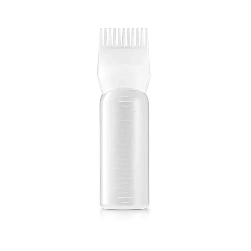 Evelyne Root Comb Applicator Bottle 6 ounce with graduated scale Hair Coloring Dye and scalp treament essential Pack of 1
