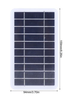 Generic Solar Panel Charger 2W 5V Outdoor Polycrystalline Silicon Solar Cell Camping Portable Power Solar Panel Mobile Power Supply for Charging Mobile Phone  - Image 3