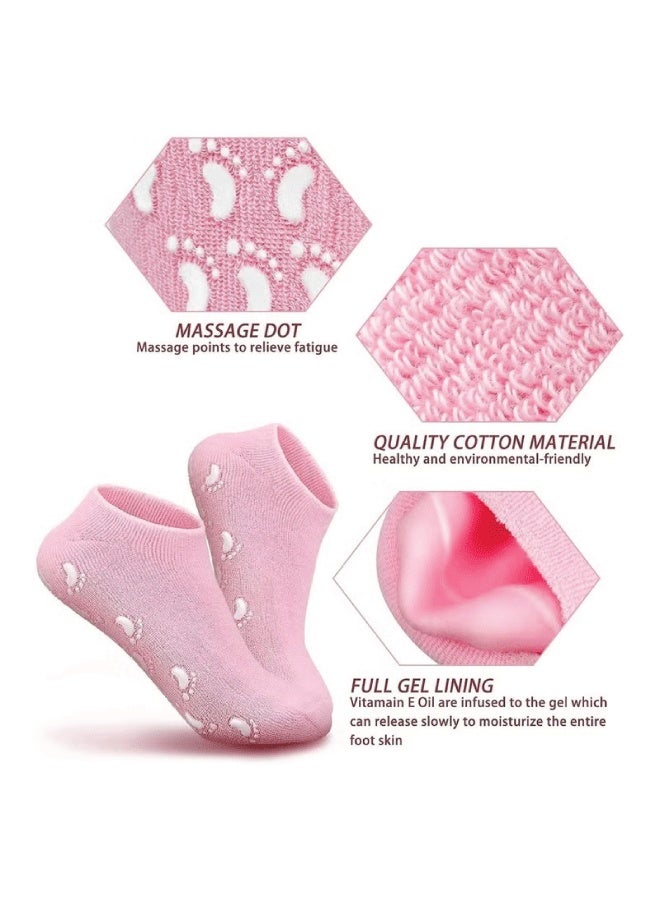 Generic Gel socks for men and women. Soft, moisturizing gel socks to treat and moisturize dry feet.  - Image 4