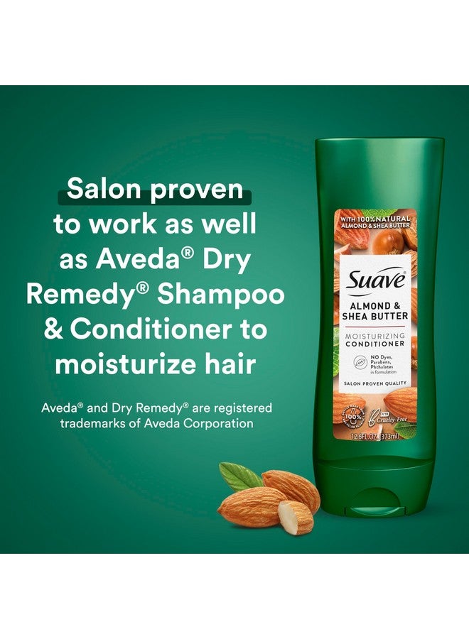 سواف مجموعة شامبو وبلسم، باللوز وزبدة الشيا - شامبو وبلسم مرطب، علاج للشعر الجاف، معطر، 12.6 أونصة (مجموعة مكونة من قطعتين) - Image 5