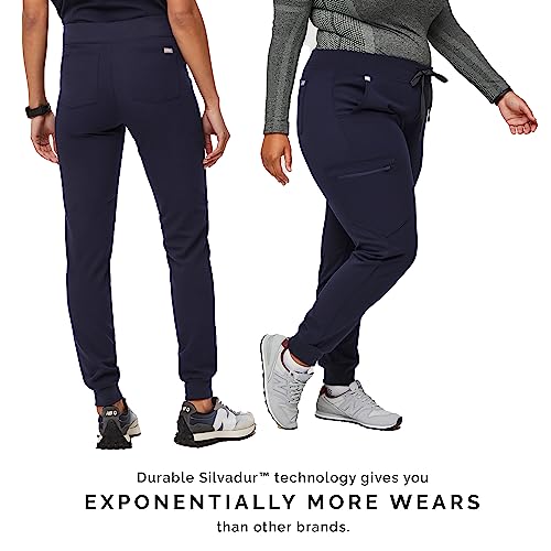 FIGS Zamora Jogger Style Scrub Pants for Women - Navy, M - Image 4
