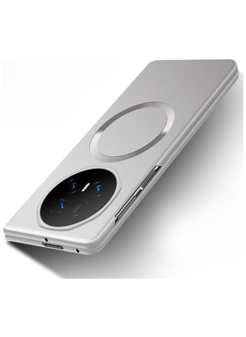 general Slim Bezels Case Compatible with Honor Magic V5 2025 Magnetic Frameless Hard PC Camera Protect Cover Wireless Charging Phone Shell For Magic V5 - Image 1