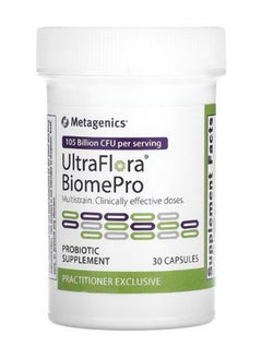 Metagenics UltraFlora BiomePro 30 Capsules  - Image 1