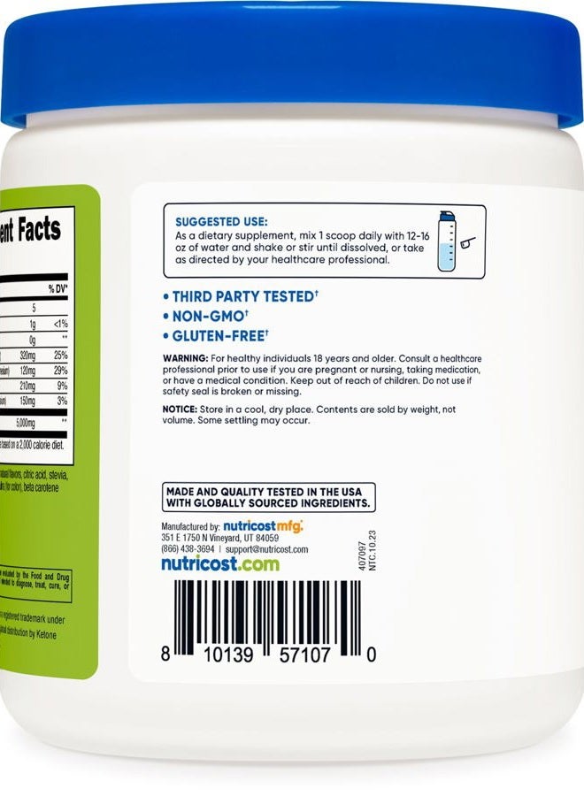 Nutricost BHB Salts Drink Mix (30 Servings, Green Apple Flavored) (5G BHB Per Serving) - 0G Total Sugars, Vegetarian Product - Image 4