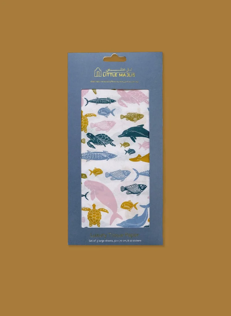 Little Majlis Tissue Paper, Arabian Gulf Sea Creatures