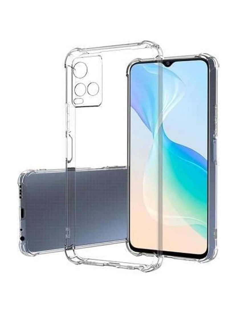 جراب Emodil لهاتف Vivo Y21 / Y21t / Y21s / Y33s / Y33t غطاء جراب خلفي وسادة هوائية لينة من السيليكون المقاوم للصدمات ومضاد للخدش واقي من الصدمات زاوية من Emodil آ®