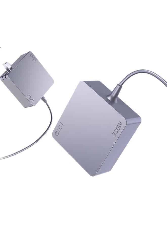 Elei Gan Lenovo Power Adapter 330W 20V 16.5A Legion R9000P/K Y9000X Power Cord Square Mouth Full Power Can Be Open Enhanced Mode - Image 2
