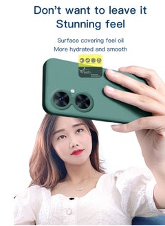 دبليو تيك جراب هاتف TPU رفيع للغاية من السيليكون السائل لهاتف Huawei Nova 11i 4G 2023 أخضر داكن  - Image 5