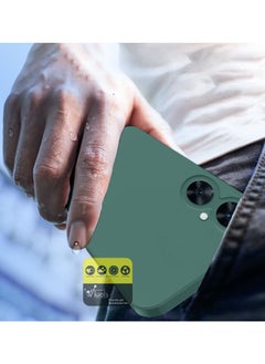 دبليو تيك جراب هاتف TPU رفيع للغاية من السيليكون السائل لهاتف Huawei Nova 11i 4G 2023 أخضر داكن  - Image 2