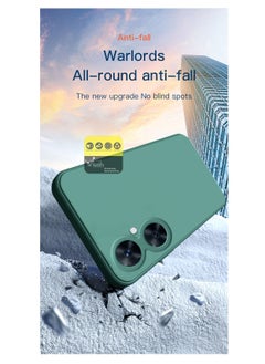 دبليو تيك جراب هاتف TPU رفيع للغاية من السيليكون السائل لهاتف Huawei Nova 11i 4G 2023 أخضر داكن  - Image 4