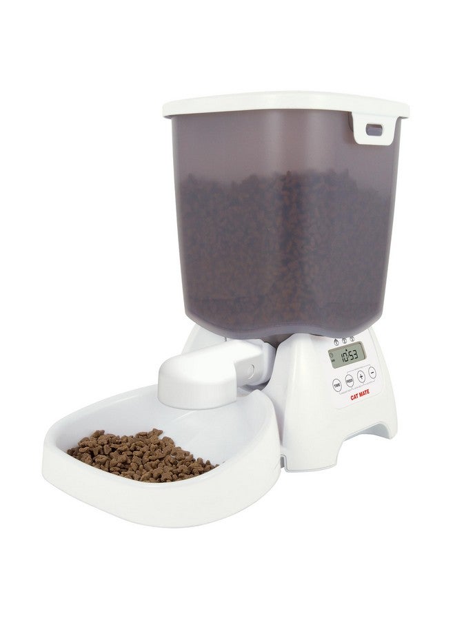 Cat Mate C3000 Automatic Dry Food 3Meal Feeder, Bpa Free For Cats & Small Dogs - Image 1