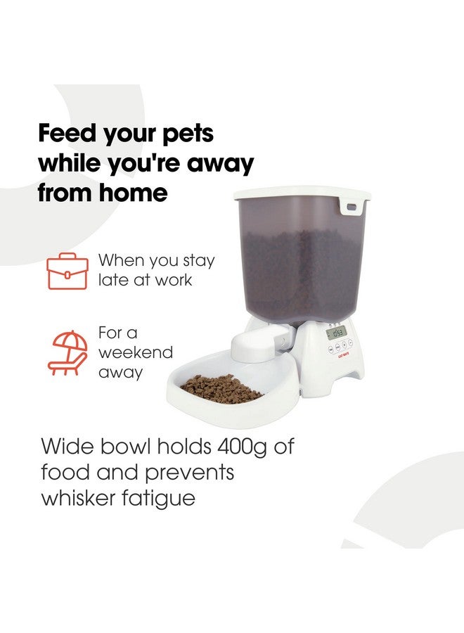 Cat Mate C3000 Automatic Dry Food 3Meal Feeder, Bpa Free For Cats & Small Dogs - Image 2
