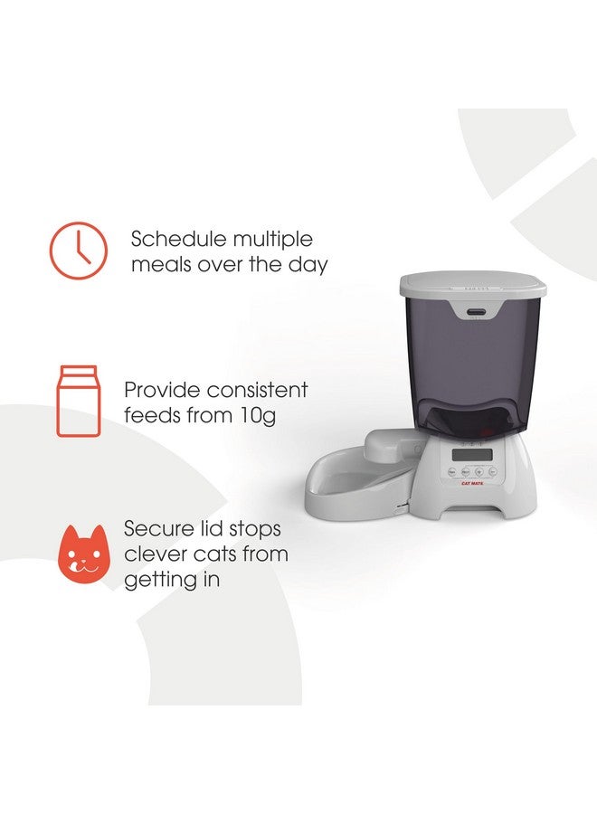 Cat Mate C3000 Automatic Dry Food 3Meal Feeder, Bpa Free For Cats & Small Dogs - Image 3