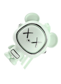 Thoraya Portable Fan Handheld Bladeless USB Quiet Bear Shape Neck Hanging Fan for Summer Outdoor Green  - Image 4