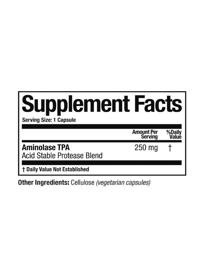 Arthur Andrew Medical - Aminolase TPA, Total Protein Assimilation, Optimal Protein Absorption and Decreased Gas and Bloating, Vegan, Non-GMO, 90 Capsules - Image 2