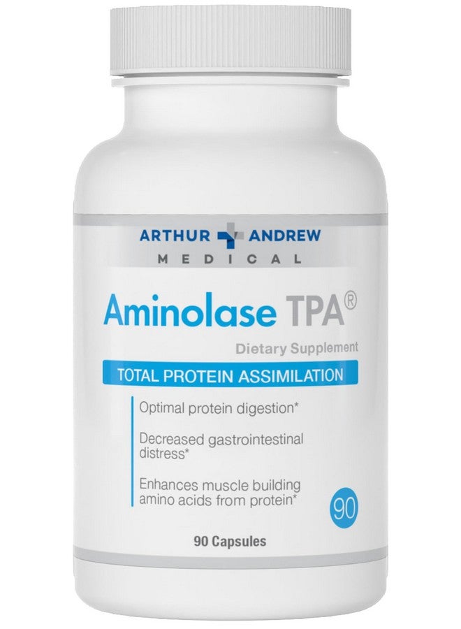 Arthur Andrew Medical - Aminolase TPA, Total Protein Assimilation, Optimal Protein Absorption and Decreased Gas and Bloating, Vegan, Non-GMO, 90 Capsules - Image 1