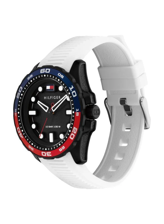Tommy Hilfiger  Stainless Steel & Black TR90 Quartz Basic Watch for Men | Best Price UAE