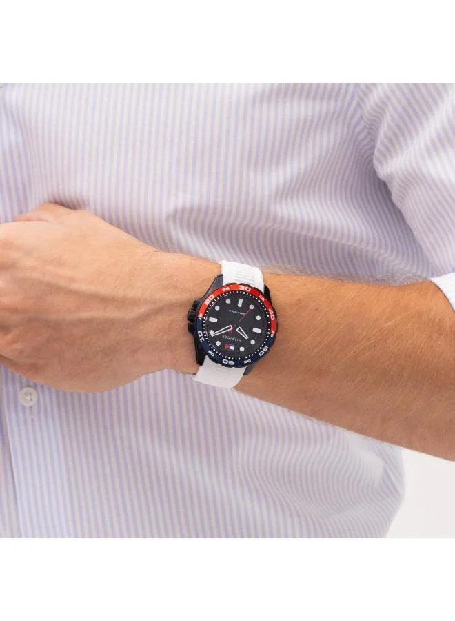 Tommy Hilfiger  Stainless Steel & Black TR90 Quartz Basic Watch for Men | Best Price UAE