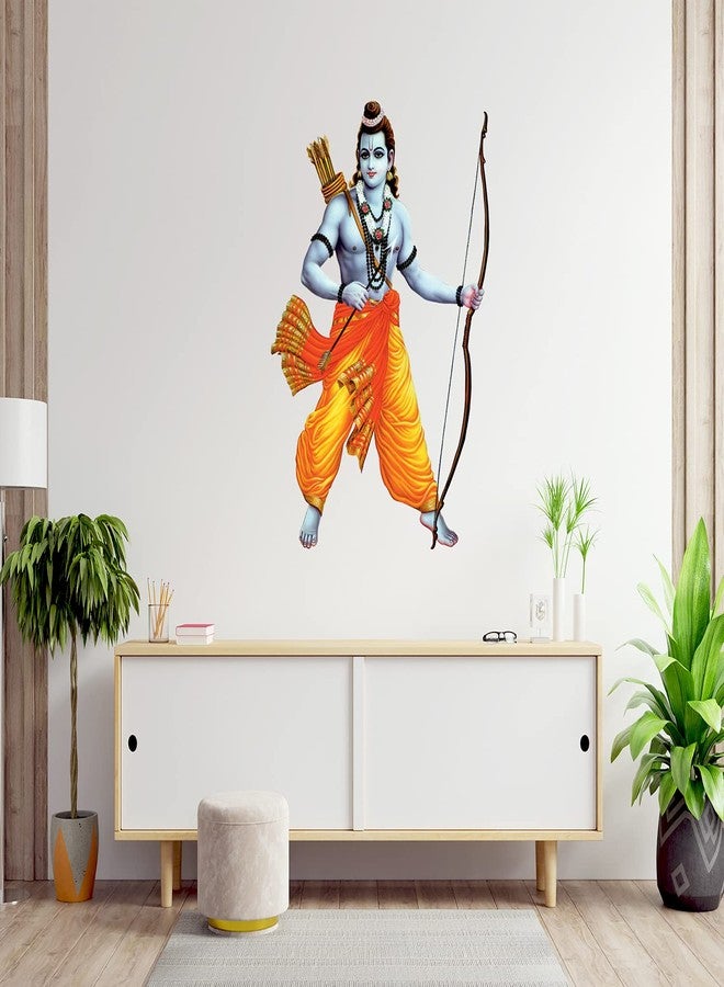 Masstone PVC Vinyl Jai Shree Ram Wall Sticker 40x60 Cm - Pack of 1 - Image 1