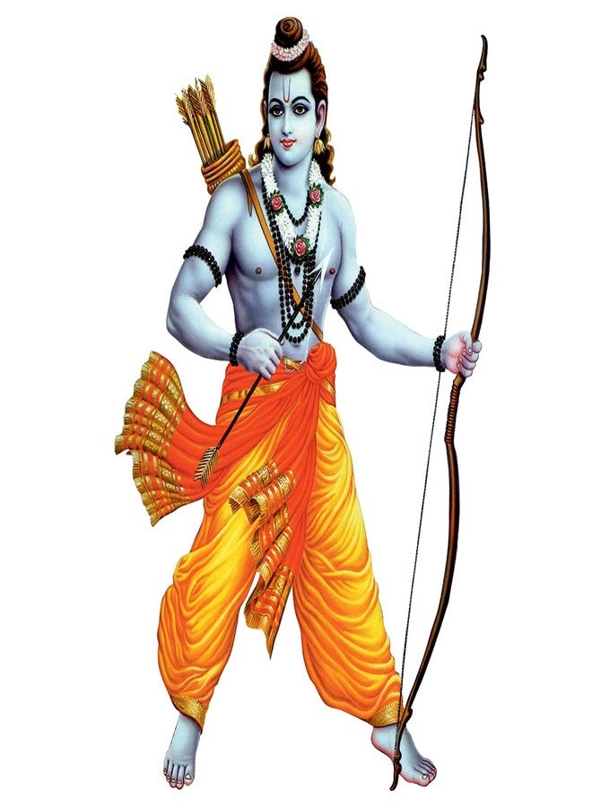 Masstone PVC Vinyl Jai Shree Ram Wall Sticker 40x60 Cm - Pack of 1 - Image 2