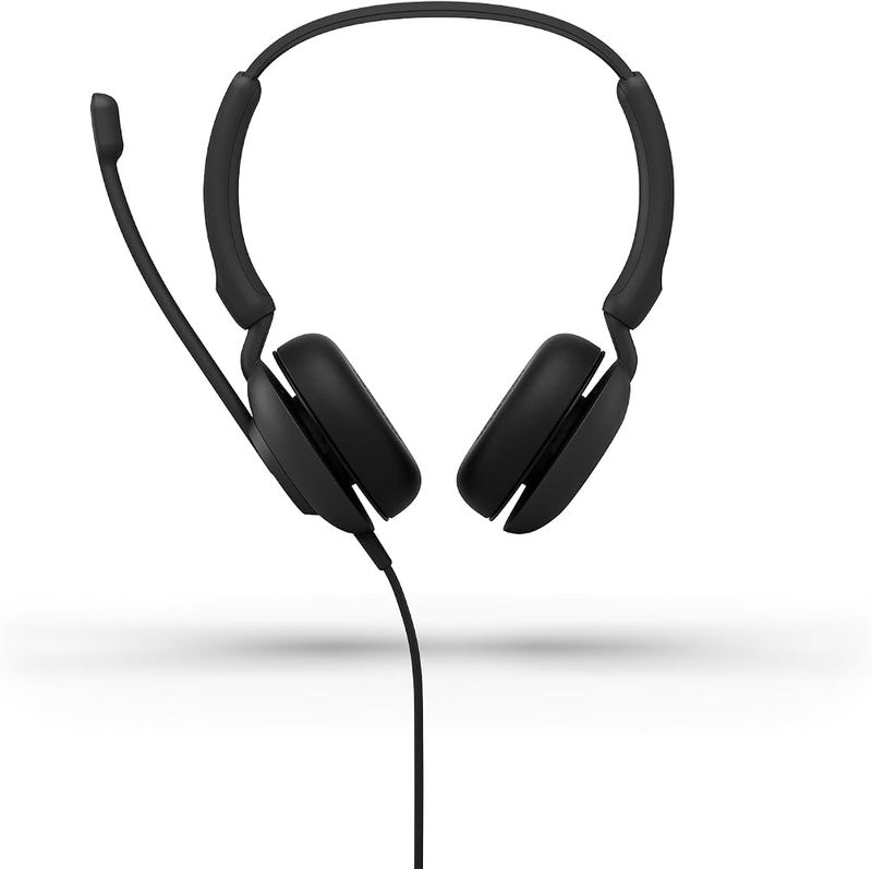 جابرا إيفولف 10 (Jabra Evolve 10) – سماعات رأس سلكية مزودة بميكروفون لإلغاء الضوضاء، مناسبة للاستخدام مع الكمبيوتر أو اللابتوب؛ سهلة التثبيت عبر منفذ USB-A؛ مصممة بوزن خفيف؛ تحتوي على أزرار للتحكم في المكالمات ومستوى الصوت للاجتماعات عبر ال - Image 4