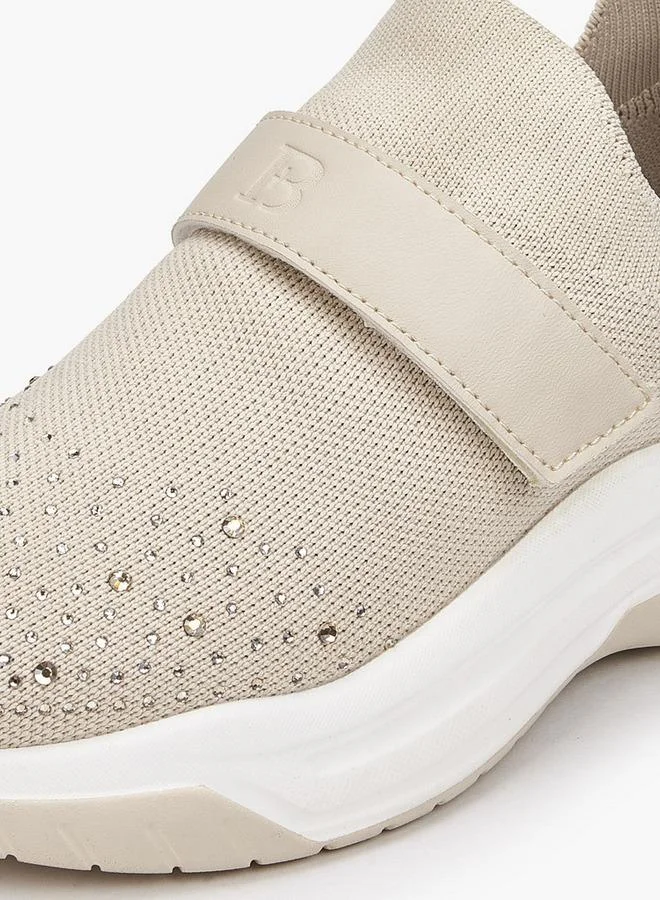 Flora Bella By Shoexpress BEIGE Flora Bella Women Hook & Loop Ankle Sneakers for Women | Best Price UAE
