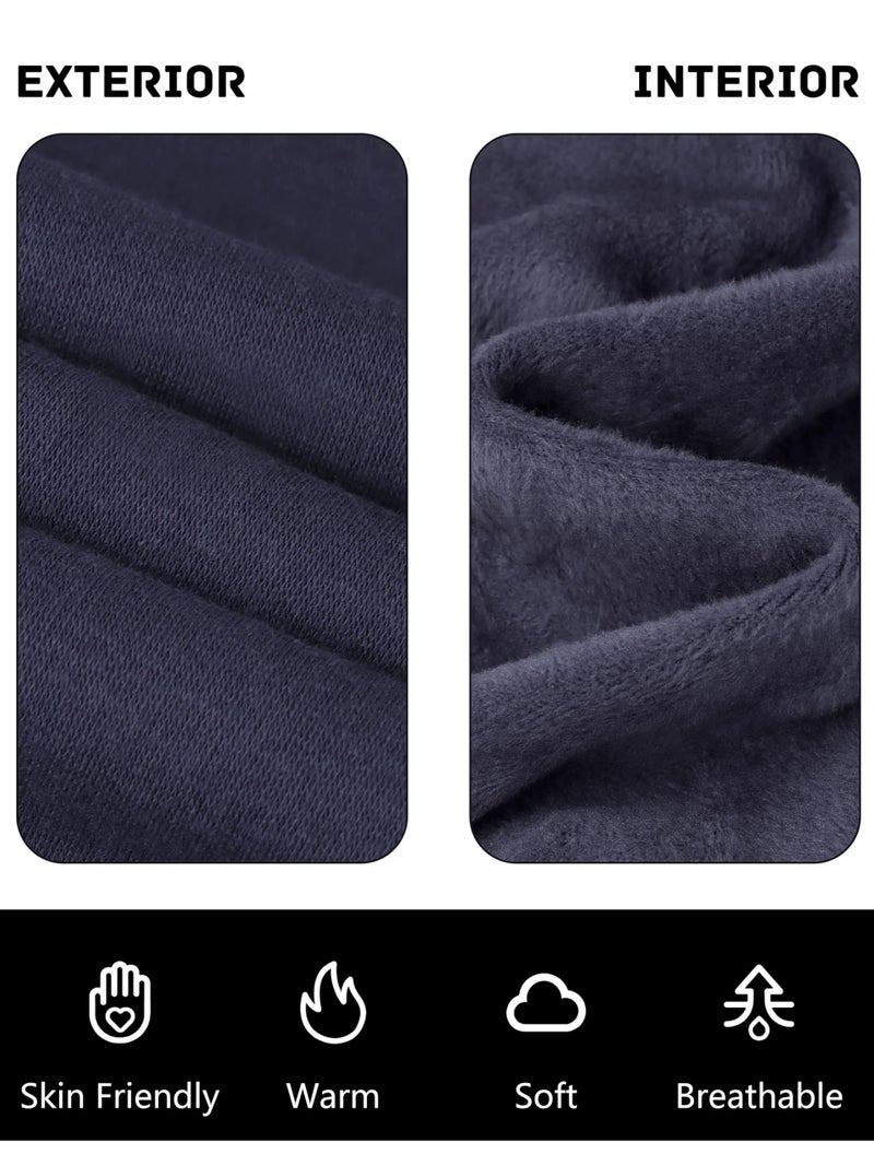 Resinta 4 Pack Girls Winter Warm Fleece Lined Leggings Thick Thermal Tights Pants Soft Stretchy Leggings - Image 4