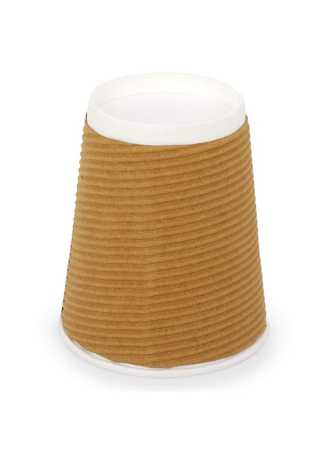SANWALSA (150 ml,Brown- Pack of 25-Piece, Paper Disposable Ripple Cup Eco-Friendly, Safe & Hygienic for Juice,Coffee,Tea,Home,Office,Party & Wedding Events - Image 4
