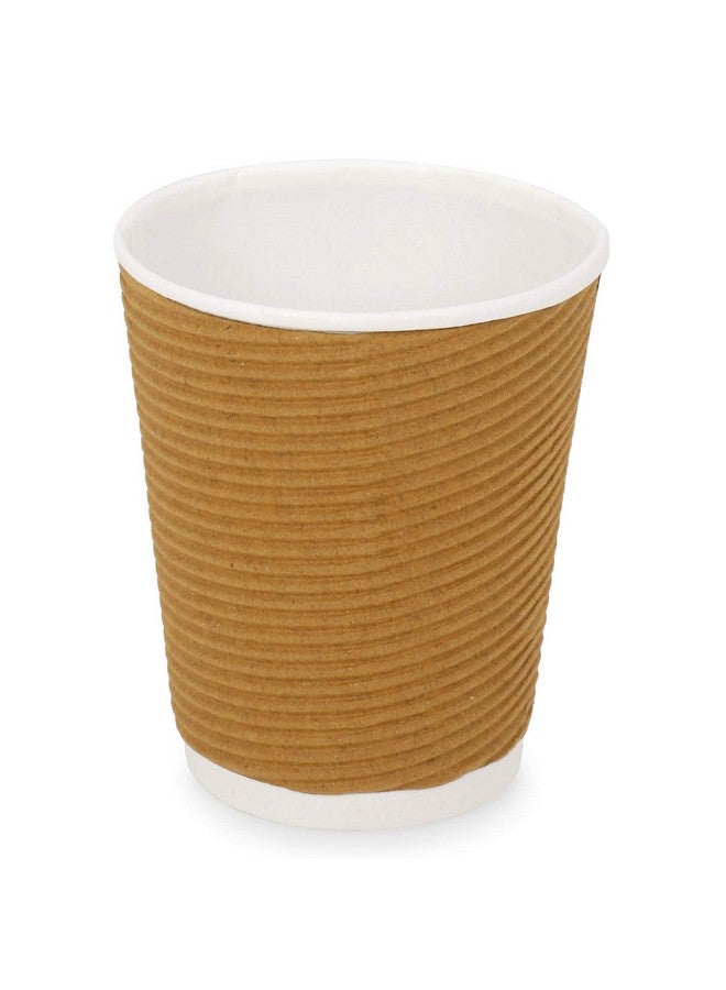 SANWALSA (150 ml,Brown- Pack of 25-Piece, Paper Disposable Ripple Cup Eco-Friendly, Safe & Hygienic for Juice,Coffee,Tea,Home,Office,Party & Wedding Events - Image 3