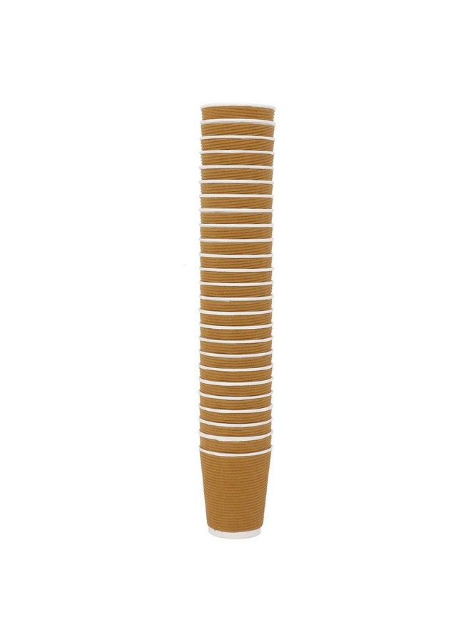 SANWALSA (150 ml,Brown- Pack of 25-Piece, Paper Disposable Ripple Cup Eco-Friendly, Safe & Hygienic for Juice,Coffee,Tea,Home,Office,Party & Wedding Events - Image 5