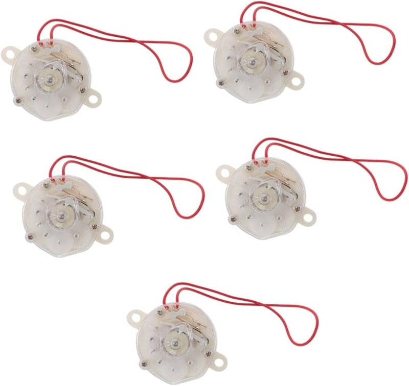 Jojofuny 5Pcs White Mechanical Electric Fan Timer Energy Saving Easy Install - Image 1
