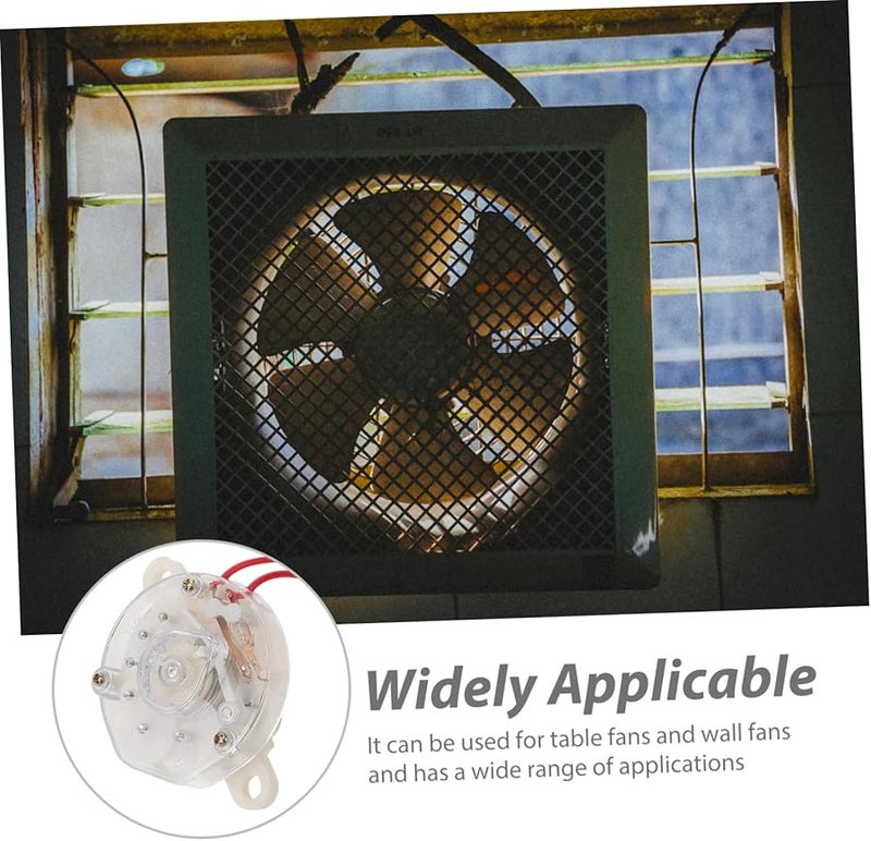 Jojofuny 5Pcs White Mechanical Electric Fan Timer Energy Saving Easy Install - Image 4
