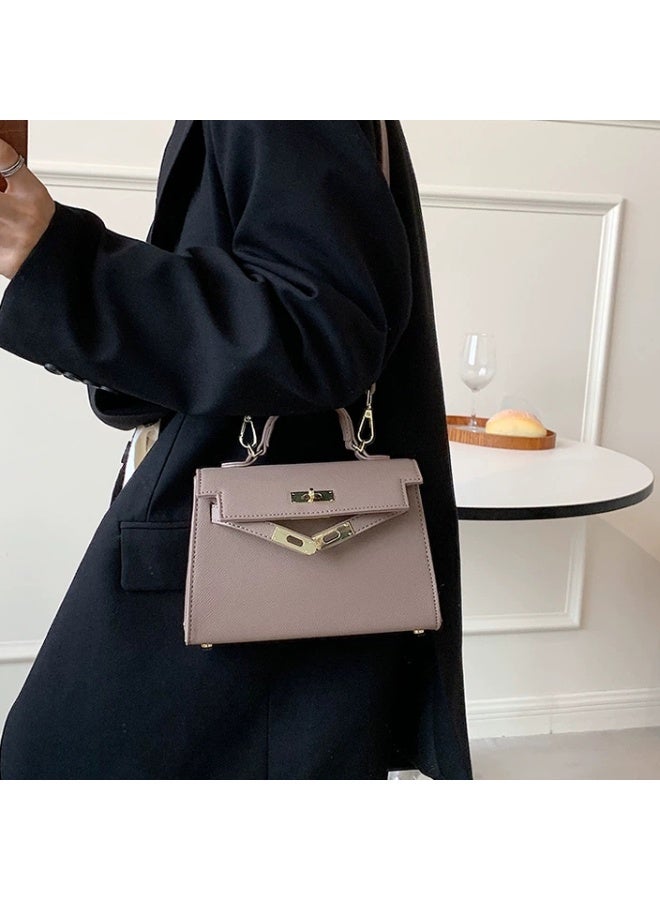 Magic Park Women's Handbags Crossbody Bags Small Carryall Bag Top Handle Satchel with Detachable Strap Women's Tote Bag PU Fashion Designer Handbags,Khaki - Image 5