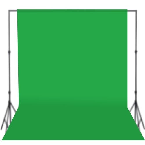 HomeArt Premium Green Photography Backdrop - Versatile Studio Green Screen for Photography, Video, and Filmmaking - Perfect for Portraits, Product Photography, and Content Creation - 8x12 feet - Image 1