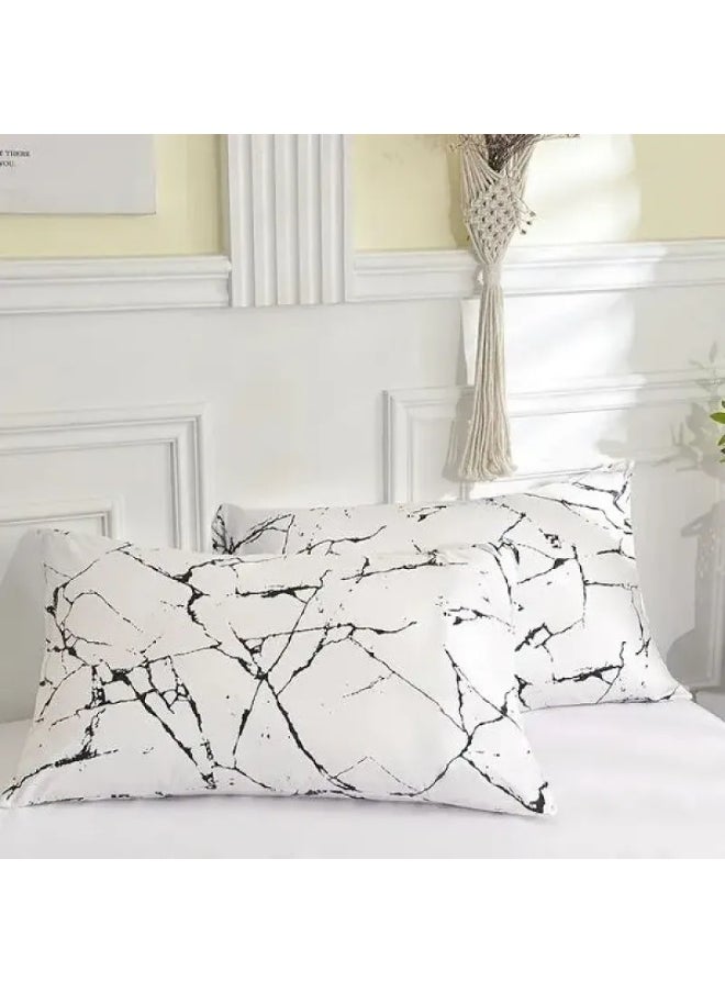 AL RAID Super King Size Bedding Set - 6-Piece Bed Sheet Set Includes Duvet Cover, Fitted Bed Sheet with Deep Pockets, and 4 Pillowcases - Soft, Durable, and Breathable Microfiber Bedsheets for All Seasons  - Image 4