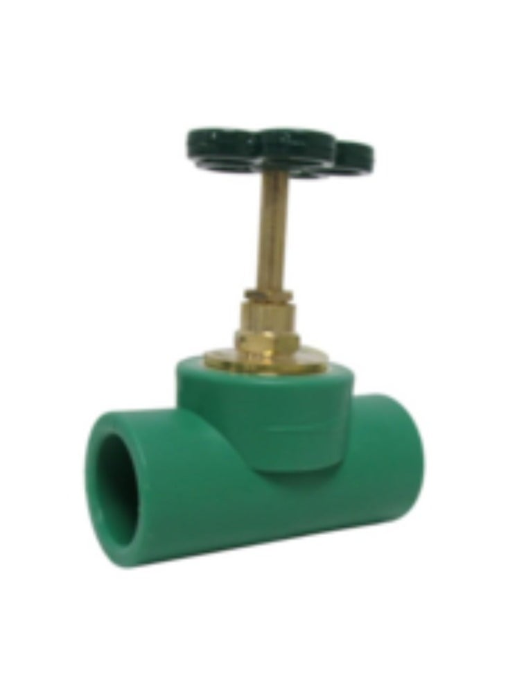 KNP - KNP Open Gate Valve PPR Pipe Fitting (50MM) is a robust and efficient solution designed to control and regulate fluid flow in medium-sized PPR piping systems. - Image 1
