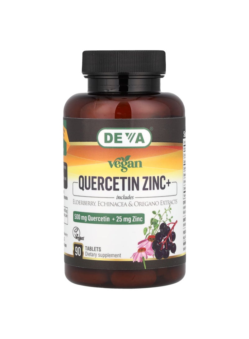 Vegan Quercetin Zinc+, 90 Tablets