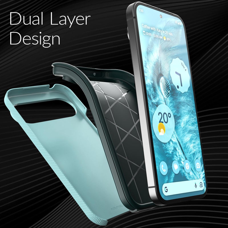 Crave for Google Pixel 9 Pro XL Case, Shockproof Protection Dual Layer Case for Google Pixel 9 Pro XL (6.8 inch) - Forest Green - Image 4